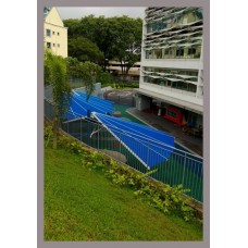 Fan Umbrella, 5m - American School, Singapore